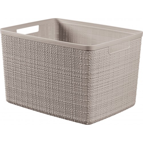 CURVER JUTE L 20L Koszyk 36 x 28 x 23 cm, taupe 01907-382