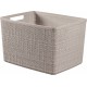 CURVER JUTE L 20L Koszyk 36 x 28 x 23 cm, taupe 01907-382