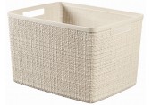 CURVER JUTE L 20L Koszyk 36 x 28 x 23 cm, beżowy 01907-885