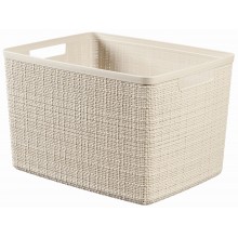 CURVER JUTE L 20L Koszyk 36 x 28 x 23 cm, beżowy 01907-885