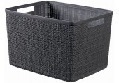 CURVER JUTE L 20L Koszyk 36 x 28 x 23 cm, ciemny szary 01907-G44