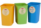 CURVER ECO Friendly 3x10L Zestaw koszy do segregowania 02173-999