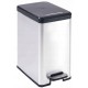 CURVER SLIM BIN 25L Kosz na śmieci 25 x 39,3 x 45,4 cm srebrny 02339-582