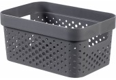CURVER INFINITY 11L Pojemnik ażurowy 36 x 27 x 14 cm, ciemnoszary 04750-G43