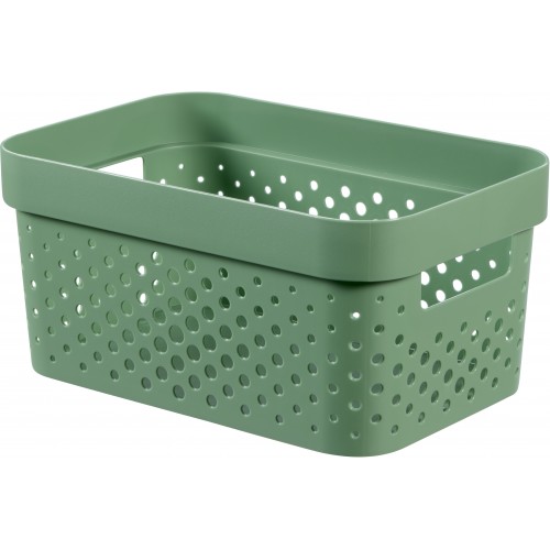 CURVER INFINITY 4,5L Pojemnik ażurowy 26 x 18 x 12 cm, zielony 04747-S86