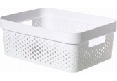 CURVER INFINITY 4,5L Pojemnik ażurowy 26 x 18 x 12 cm, biały 04747-040