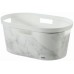 CURVER INFINITY 39L kosz na bieliznę 58,5 x 38,5 x 26,5 cm vzór marmur 04762-M74
