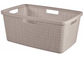 CURVER JUTE 46L Kosz na czyste pranie 59 x 39 x 26 cm, taupe 08091-308