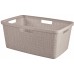 CURVER JUTE 46L Kosz na czyste pranie 59 x 39 x 26 cm, taupe 08091-308