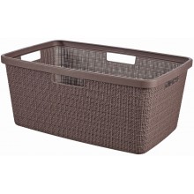 CURVER JUTE 46L Kosz na czyste pranie 59 x 39 x 26 cm, brązowy 08091-J28