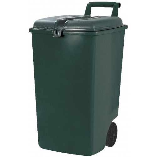 CURVER 100L Pojemnik na odpady na kółkach, zielony 17187652