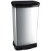 CURVER DECO BIN 50L Kosz na śmieci 39 x 29 x 73 cm srebrny 02162-582