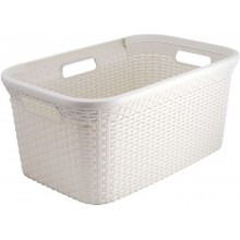 CURVER STYLE 45L Kosz na czyste pranie 59,2 x 38 x 27 cm, kremowy 00708-885