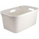 CURVER STYLE 45L Kosz na czyste pranie 59,2 x 38 x 27 cm, kremowy 00708-885