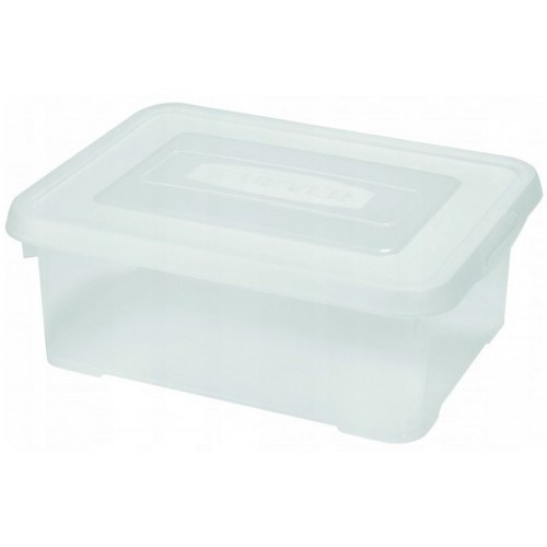 CURVER HANDY BOX 15L Pojemnik z pokrywą 20x39,5x29cm transparentny 00451-001