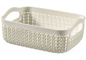CURVER KNIT A6 Koszyk 19,4 x 13,6 x 7,4 cm 1,3L kremowy 00772-X64