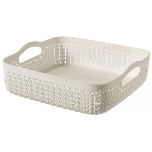 CURVER KNIT 2,8L Koszyk 23,4 x 23,2 x 7,4 cm kremowy 00774-X64 CURVER KNIT 2,8L Koszyk 23,4 x 23,2 x 7,4 cm kremowy 00774-X64