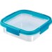 CURVER SMART FRESH 0,6L Pojemnik na żywność 16x16x5cm przezroczysty/niebieski 00926-284