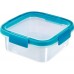 CURVER SMART FRESH 0,9L Pojemnik na żywność 16x16x7cm przezroczysty/niebieski 00937-284