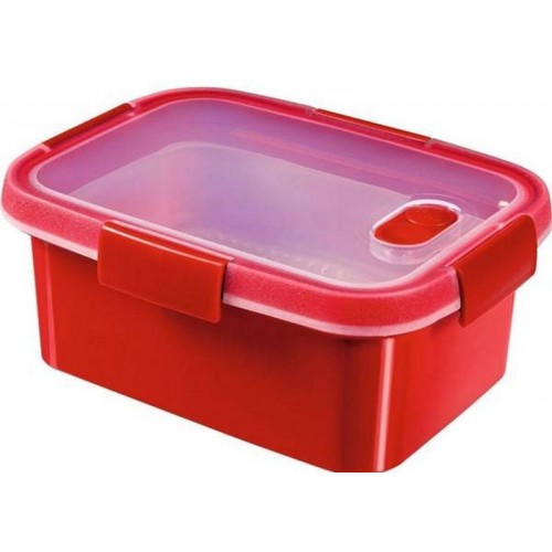 CURVER MICRO-WAVE 1,2L Pojemnik 20x15x9cm czerwony 00939-472 CURVER MICRO-WAVE 1,2L Pojemnik 20x15x9cm czerwony 00939-472