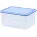 CURVER 4L Pudełko na żywność, 25 x 18,5 x 12,3 cm, przezroczysty/niebieski 03875-084