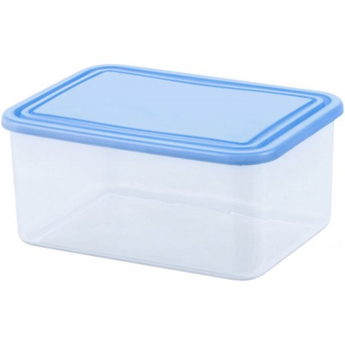CURVER 1,2L Pudełko na żywność, 17,5 x 13 x 8 cm, przezroczysty/niebieski 03872-084