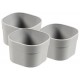 CURVER INFINITY DIVIDER XS set 3 organizerów 8 x 8 x 5 cm szary 01724-099