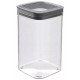 CURVER DRY CUBE 2,3L Pojemnik 11,8x11,8x24,5cm przezroczysty/szary 03512-840