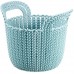 CURVER KNIT XS 3L Koszyk okrągły 23x19x19 cm jasny niebieski 03671-X60
