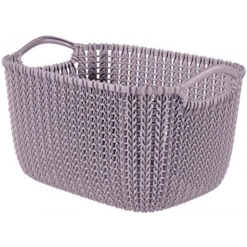 CURVER KNIT S 8l Kosz 30x22x17cm liliowy 03674-X69 CURVER KNIT S 8l Kosz 30x22x17cm liliowy 03674-X69