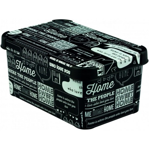 CURVER HOME S Pojemnik 29,5 x 13,5 x 19,5 cm czarny 04710-H12