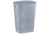 CURVER INFINITY DOTS 59L Kosz na pranie 43,7 x 60,2 x 35,1 cm, szary 04754-099