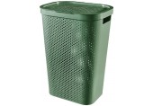 CURVER INFINITY DOTS 59L Kosz na pranie 44 x 35 x 60 cm, zielony 04754-S86