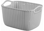 CURVER KNIT S 8L Koszyk 30 x 22 x 17 cm szary 03674-099