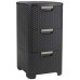 CURVER STYLE 3x14L Regał z szufladami 33 x 38 x 59,5 cm brązowy 06604-210