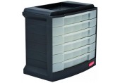 CURVER Organizer 6 szufladek 27x29x17cm szary 07752-498