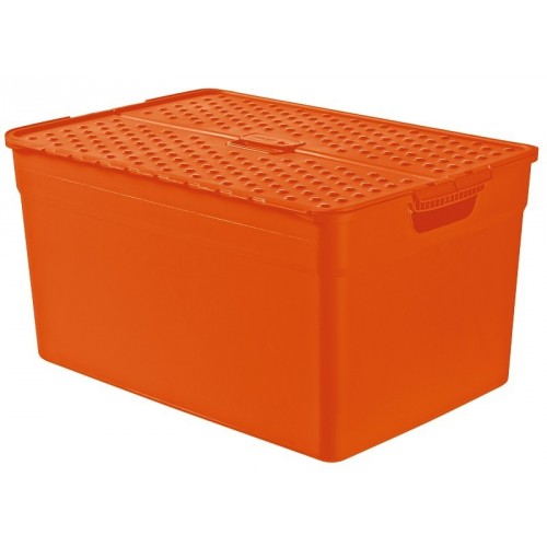 CURVER Pojemnik do przechowywania PIXXEL, 49,8x26x33,2cm, 30l, pomarańczowy 03565-370 CURVER Pojemnik do przechowywania PIXXEL, 49,8x26x33,2cm, 30l, pomarańczowy 03565-370