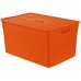 CURVER Pojemnik do przechowywania PIXXEL, 49,8x26x33,2cm, 30l, pomarańczowy 03565-370