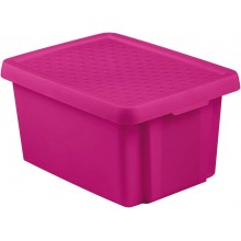 CURVER ESSENTIALS 16L Pojemnik z pokrywą 39 x 30 x 21 cm różowy 00753-437