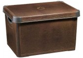 CURVER LEATHER L Pojemnik 39,5 x 29,5 x 25 cm brązowy 04711-D12