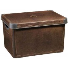 CURVER LEATHER L Pojemnik 39,5 x 29,5 x 25 cm brązowy 04711-D12