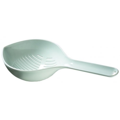 CURVER ESSENTIALS łyżka cedzakowa 33 x 14 x 7 cm biała 00734-059 CURVER ESSENTIALS łyżka cedzakowa 33 x 14 x 7 cm biała 00734-059