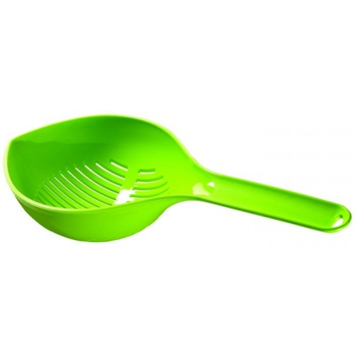 CURVER ESSENTIALS łyżka cedzakowa 33 x 14 x 7 cm zielona 00734-598 CURVER ESSENTIALS łyżka cedzakowa 33 x 14 x 7 cm zielona 00734-598