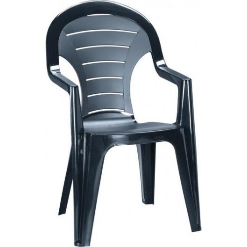 ALLIBERT BONAIRE Krzesło ogrodowe, 56 x 57 x 92 cm, grafit 17180277