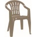 CURVER CUBA Krzesło ogrodowe, 56 x 58 x 79 cm, Cappuccino 17180005