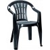 CURVER CUBA Krzesło ogrodowe, 56 x 58 x 79 cm, antracyt 17180005