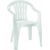 CURVER CUBA Krzesło ogrodowe, 56 x 58 x 79 cm, białe 17180005