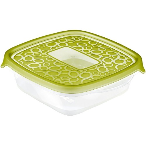 CURVER TAKE AWAY 2 Zestaw pojemników, 11 x 16 x 18 cm, 0,6 l, przeźro/zielone 00469-313 CURVER TAKE AWAY 2 Zestaw pojemników, 11 x 16 x 18 cm, 0,6 l, przeźro/zielone 00469-313