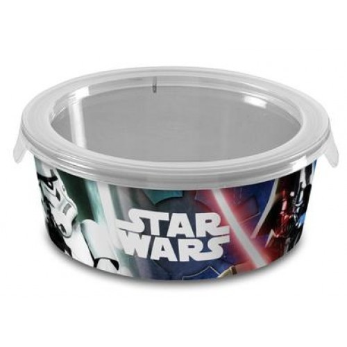CURVER STAR WARS Pojemnik na żywność, okrągły 1,2 l, 18 x 18 x 7 cm, 00725-S48 CURVER STAR WARS Pojemnik na żywność, okrągły 1,2 l, 18 x 18 x 7 cm, 00725-S48