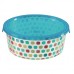 CURVER DECO CHEF Pojemnik, 22 x 22 x 8 cm, 2 l,, transparent/niebieskie kropki 00726-S45